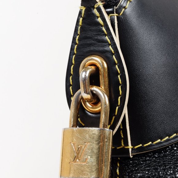 Louis Vuitton Black Suhali Lockit GM Tote - Picture 9 of 14